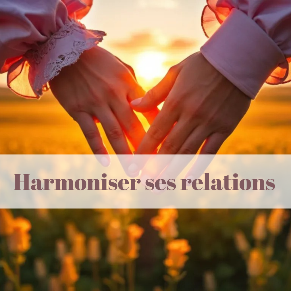 harmoniser ses relations